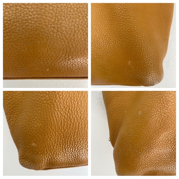 Prada Leather Shoulder Bag Caramel Mustard Brown - Picture 14 of 16